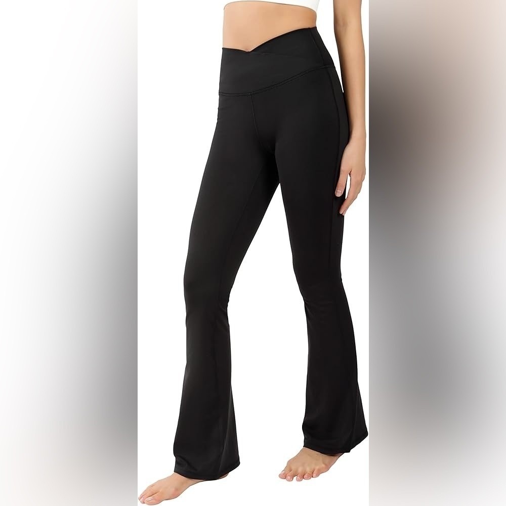 Yogalicious Black Flare Women's Pants